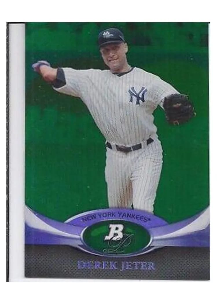 2011 Bowman Platinum Derek Jeter #9 card