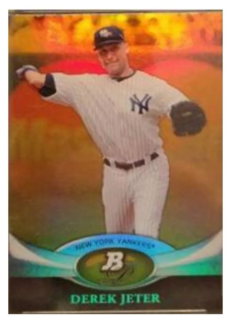 2011 Bowman Platinum Derek Jeter #9 card