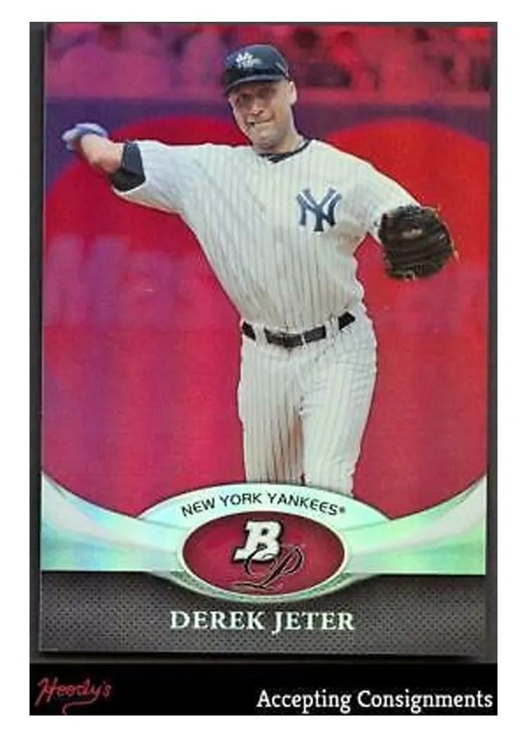 2011 Bowman Platinum Derek Jeter #9 card