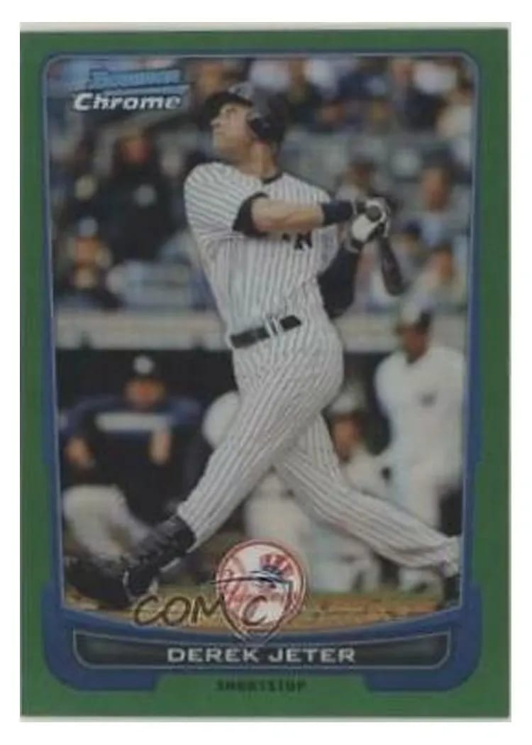 2012 Bowman Chrome Derek Jeter #10 card