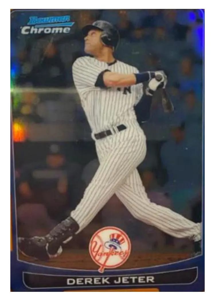 2012 Bowman Chrome Derek Jeter #10 card