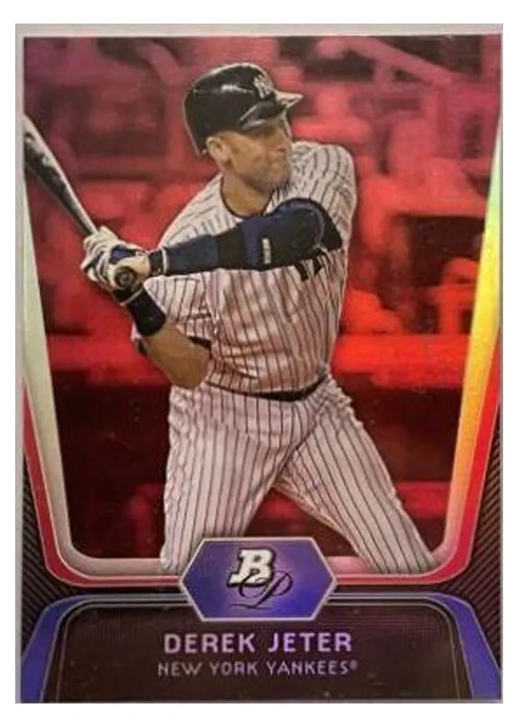 2012 Bowman Platinum Derek Jeter #14 card