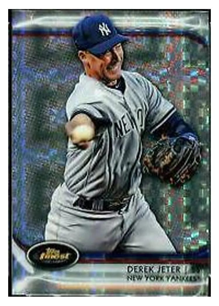 2012 Finest Derek Jeter #5 card
