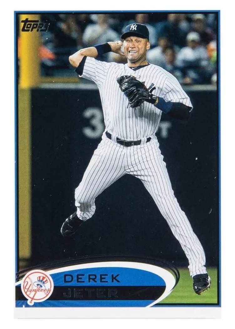 2012 Topps Derek Jeter #30 card