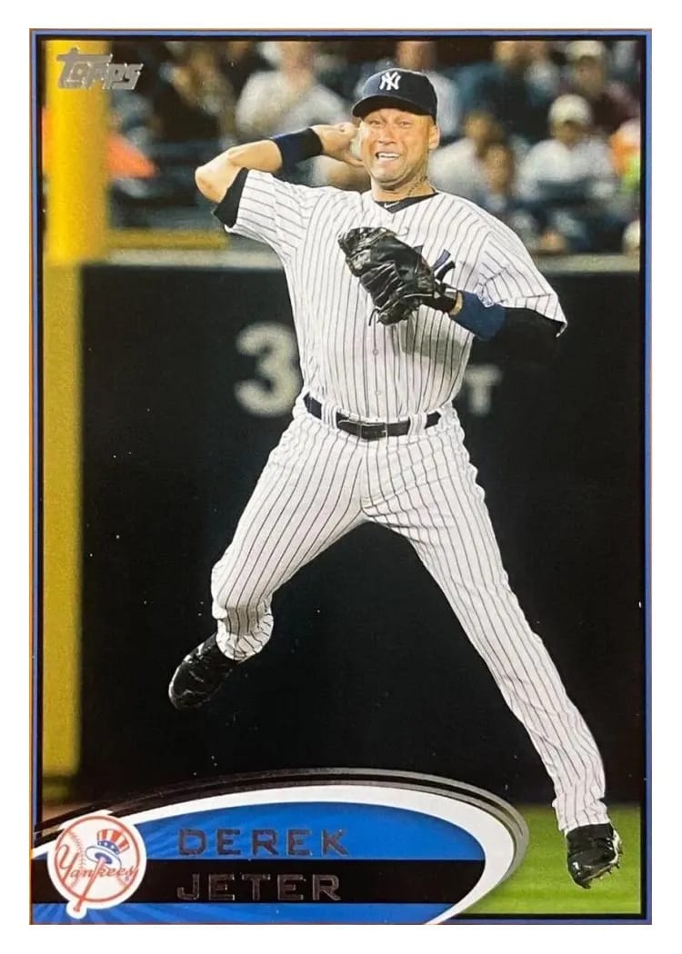 2012 Topps Derek Jeter #30 card