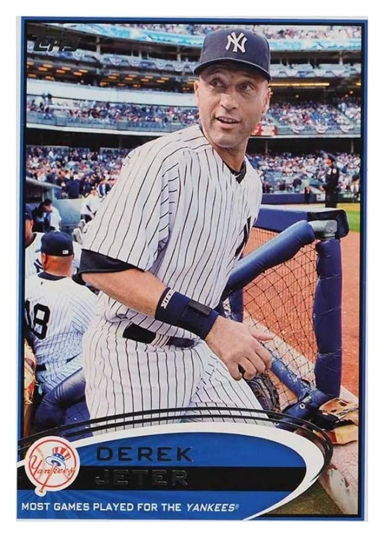 2012 Topps Derek Jeter #641 card