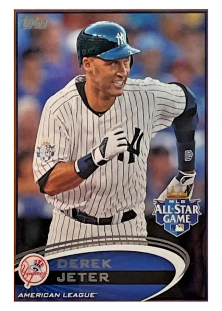 2012 Topps Update Derek Jeter Orange #US119 card