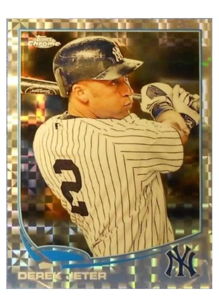 2013 Topps Chrome Derek Jeter #10 card