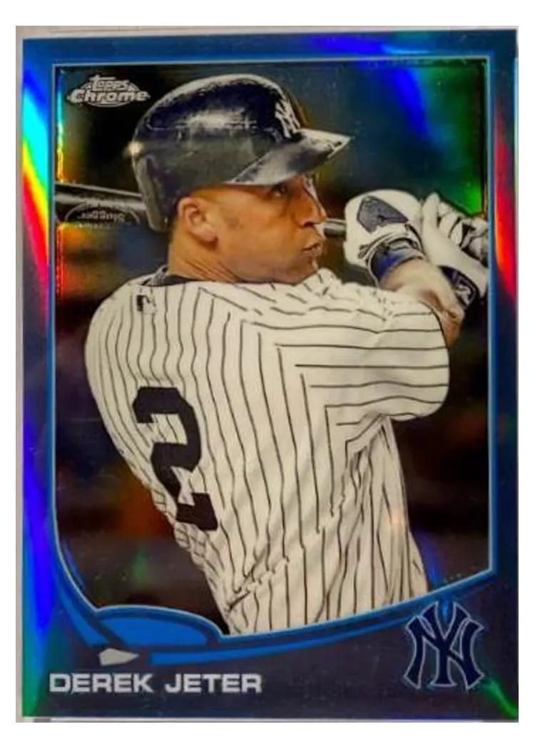 2013 Topps Chrome Derek Jeter #10 card