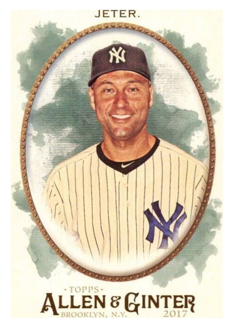2017 Topps Allen & Ginter Base Set Derek Jeter #7 card
