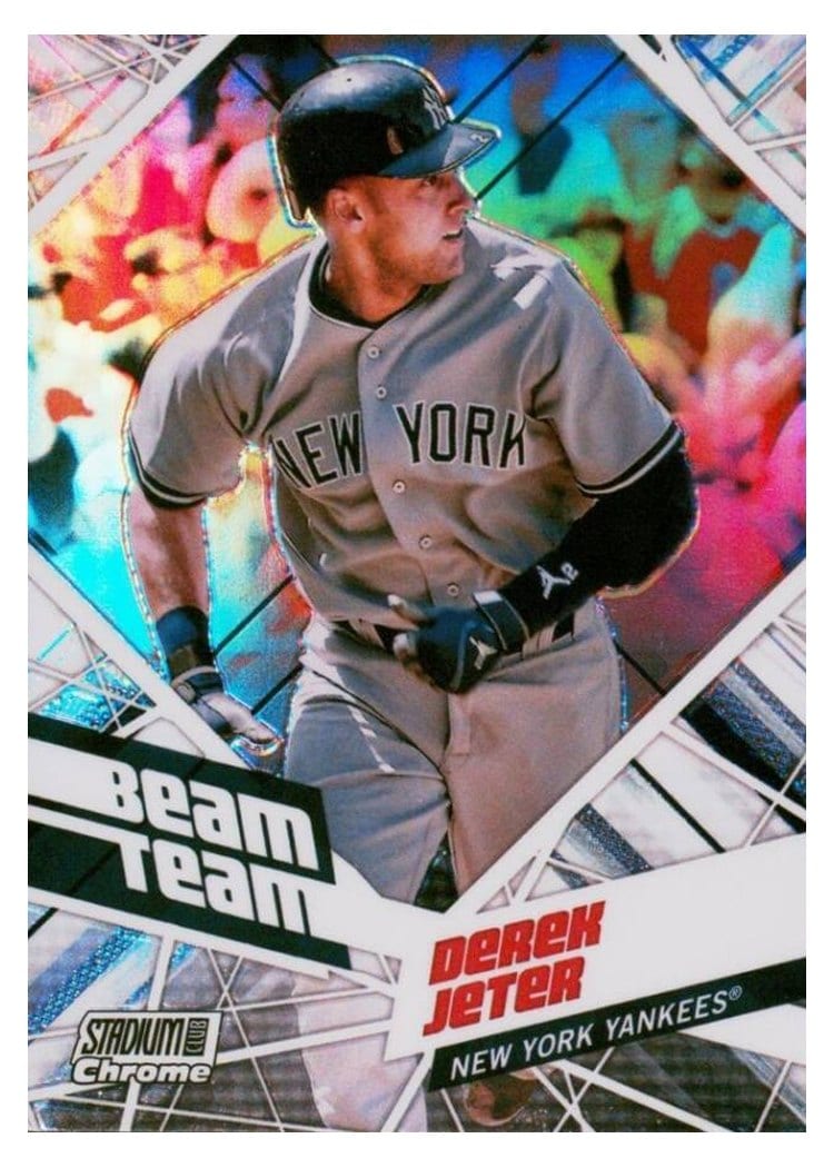 2021 Stadium Club Chrome Beam Team Derek Jeter #BTC-1 card