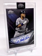 Derek Jeter 2021 Topps Chrome Black Autographs card