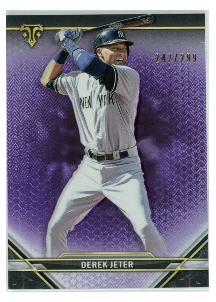 2021 Topps Triple Threads Base Set Derek Jeter #2 card