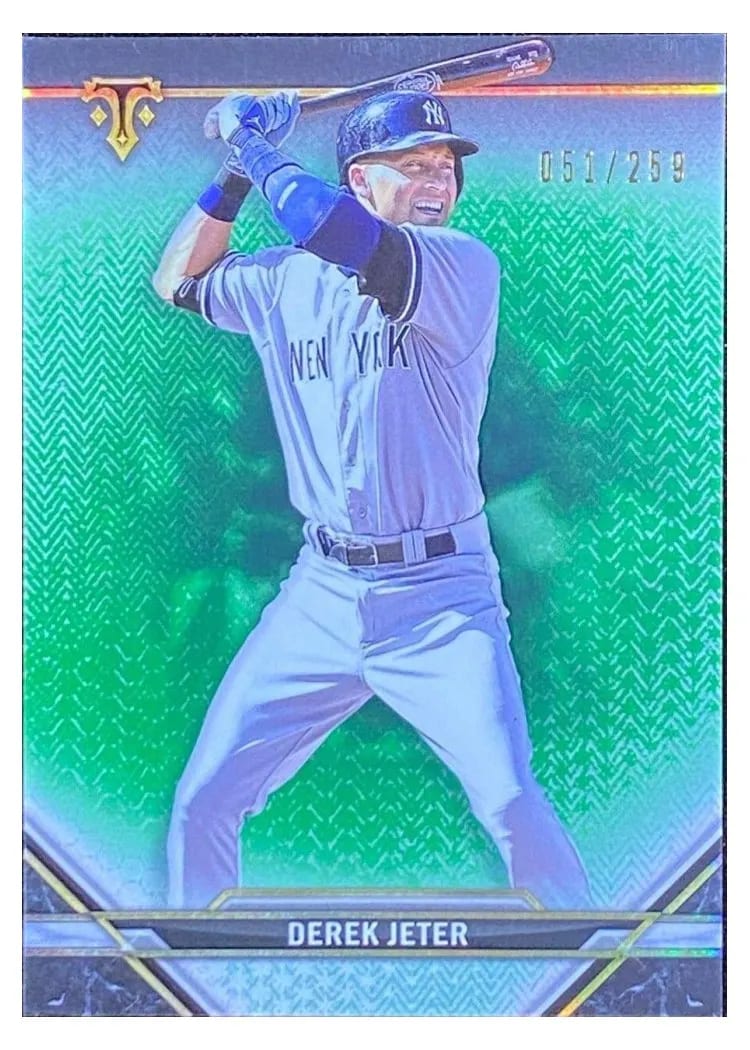 2021 Topps Triple Threads Base Set Derek Jeter #2 card