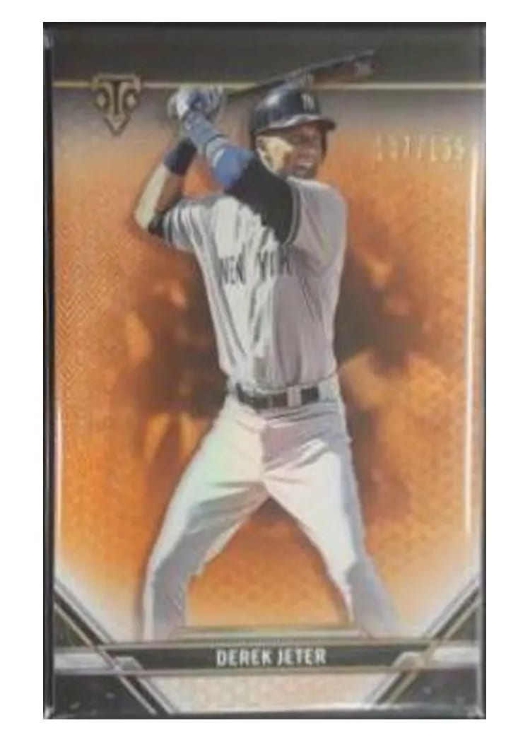 2021 Topps Triple Threads Base Set Derek Jeter #2 card