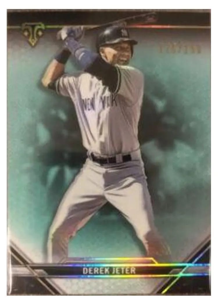 2021 Topps Triple Threads Base Set Derek Jeter #2 card