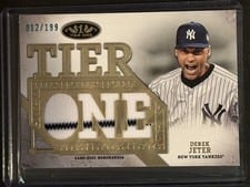 2024 Topps Tier One Die-Cut Relics Derek Jeter #T1RD-DJ card