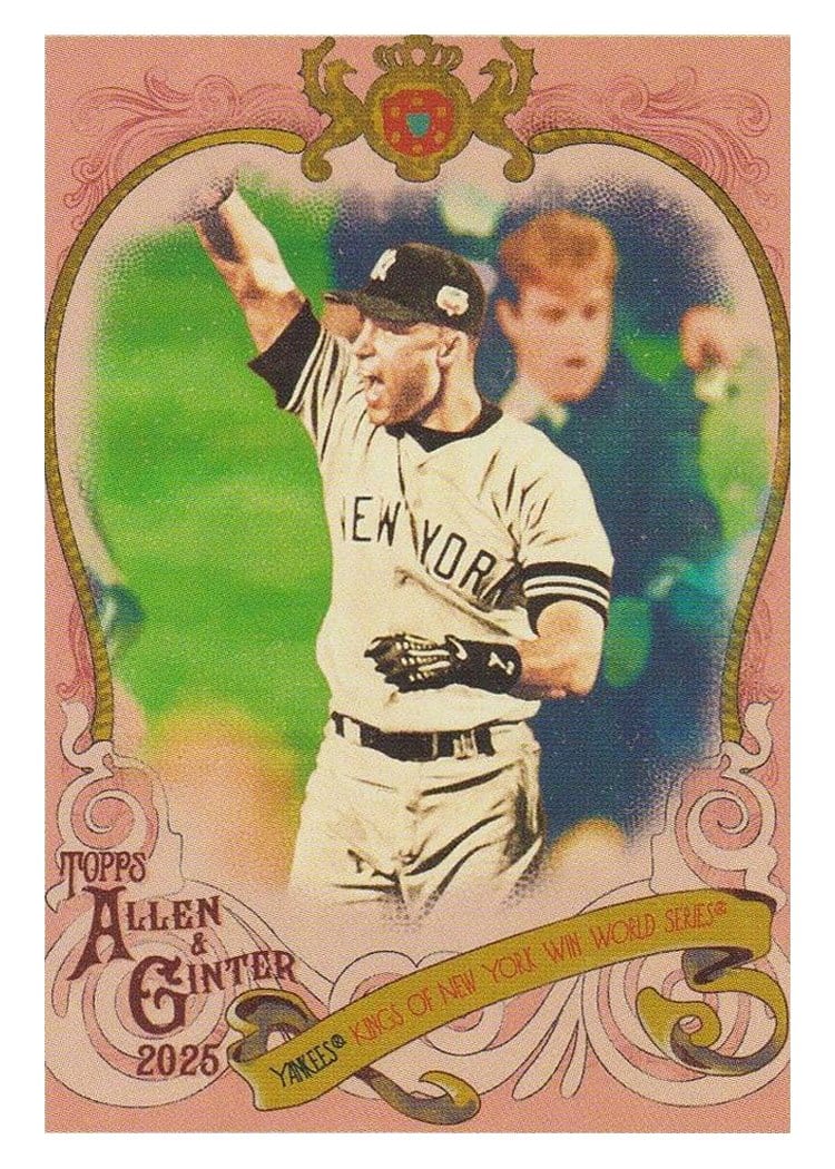 2025 Topps Allen & Ginter Sweet Victory Derek Jeter #SV-22 card