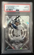 2025 Topps Diamond Icons Liquid Silver Derek Jeter #LS-4 card