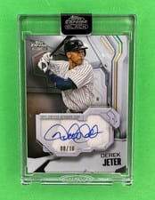 Derek Jeter 2026 Topps Chrome Black Ivory Autographs card