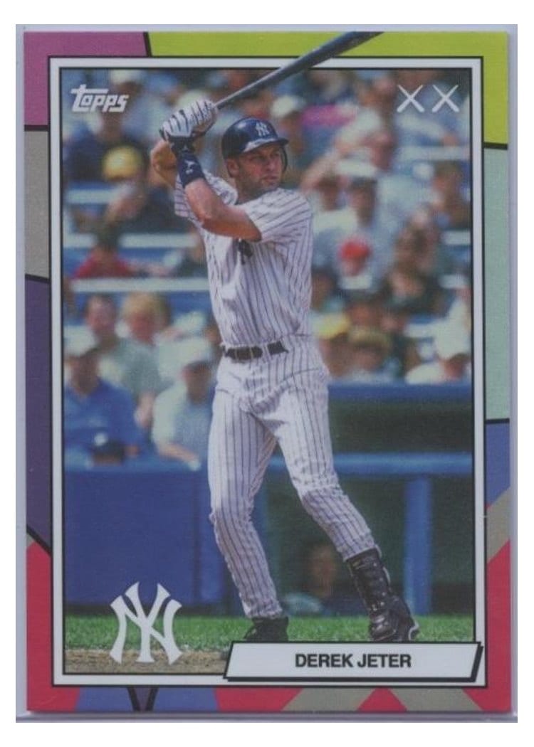 2026 Topps KAWS X MLB Derek Jeter #7 card