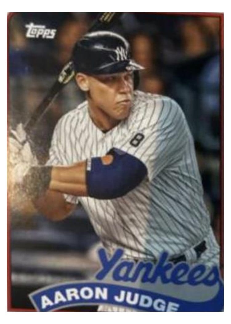 2023 Topps Archives 1989 Doubleheaders Derek Jeter / Aaron Judge #89DH-11 card