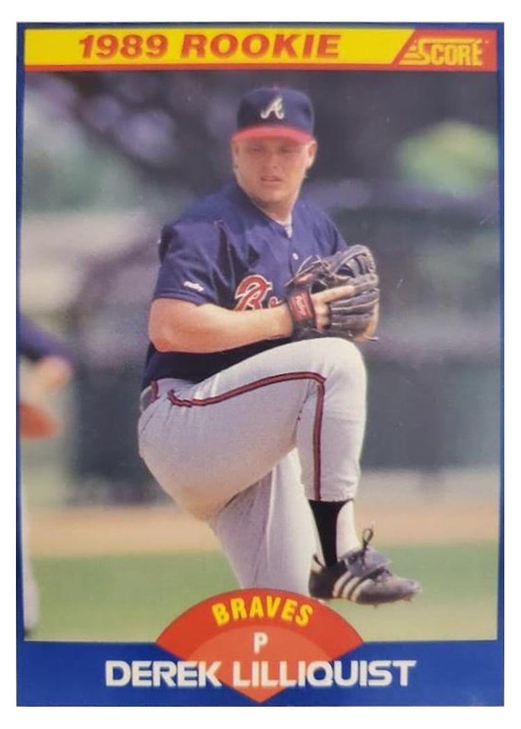 1989 Score Derek Lilliquist #631 card