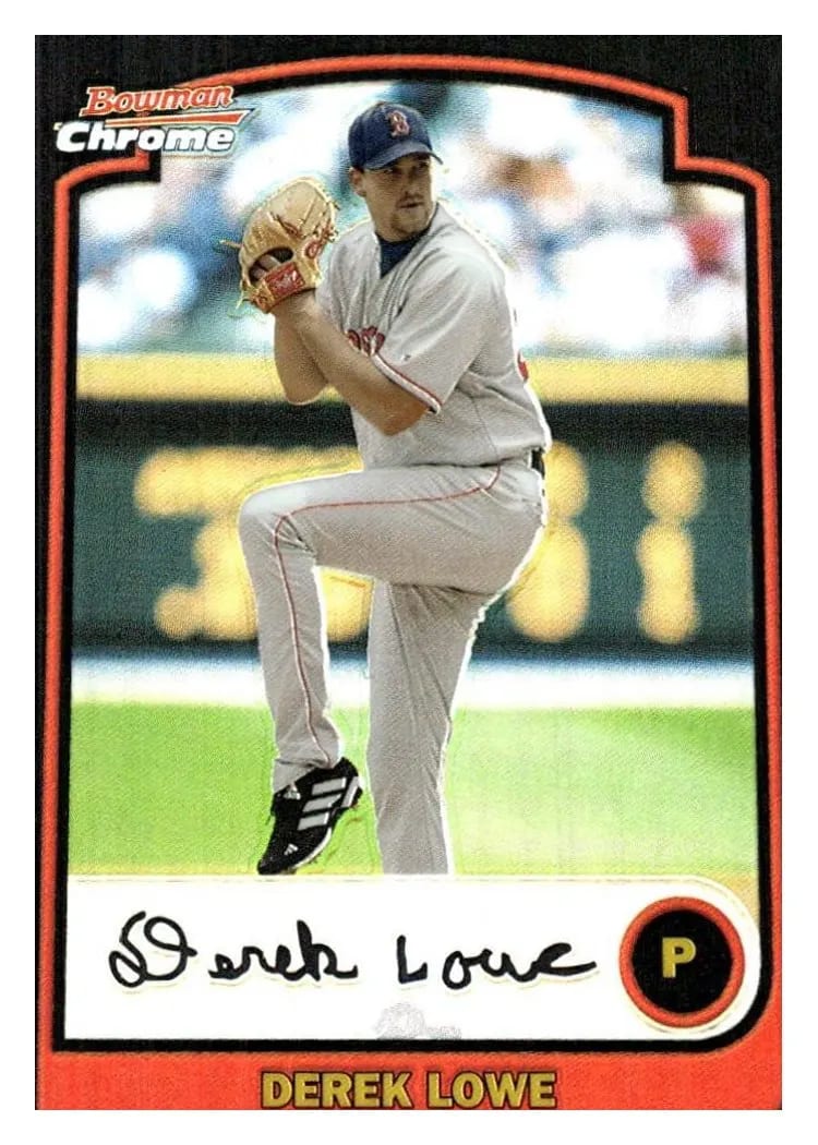 2003 Bowman Chrome Derek Lowe #5 card