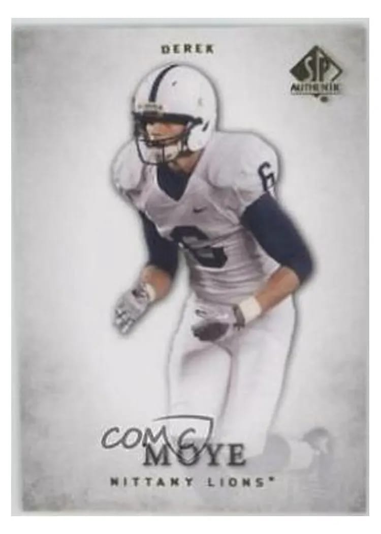 2012 SP Authentic Derek Moye #29 card