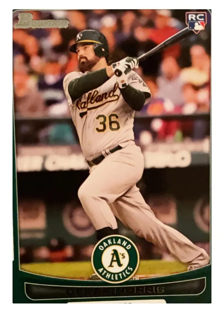 2012 Bowman Draft Derek Norris #43 card