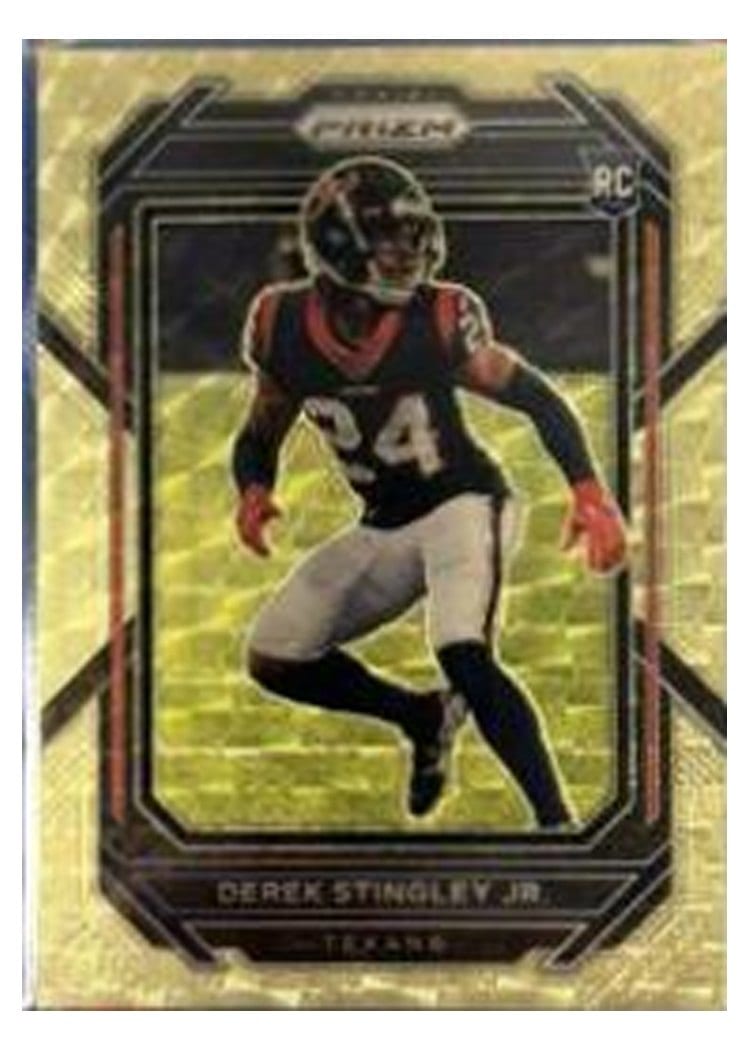 2022 Panini Prizm Base Set Derek Stingley Jr. Gold Vinyl #369
