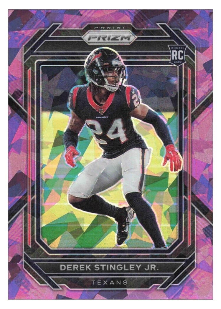2022 Panini Prizm Base Set Derek Stingley Jr. Purple Ice #369 card