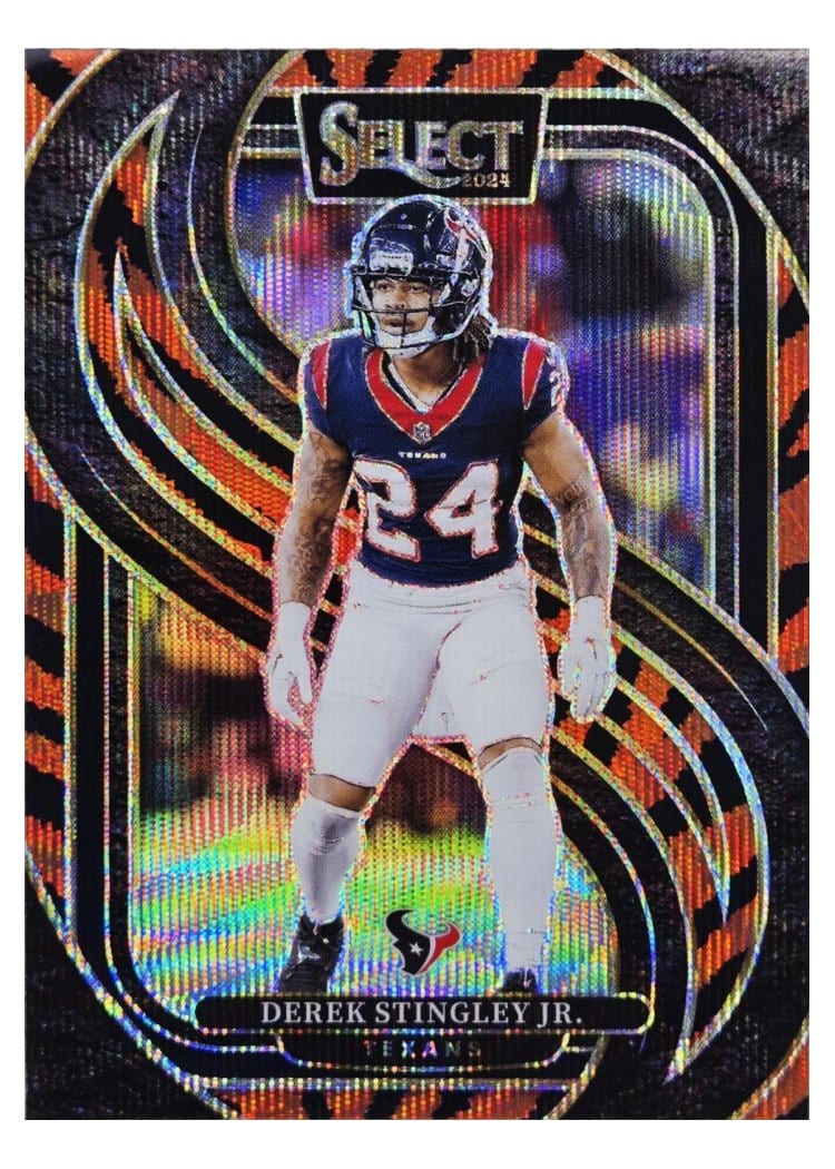 2024 Panini Select Base Set Derek Stingley Jr. Tiger Prizm #149 card