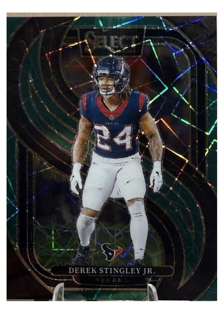 2024 Panini Select Base Set Derek Stingley Jr. Green Mojo #149 card