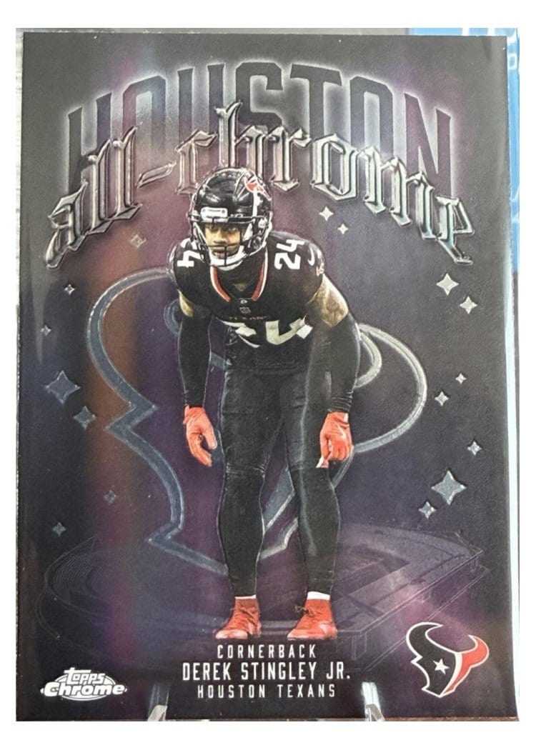 2025 Topps Chrome All Chrome Team Derek Stingley Jr. #ACT-19 card