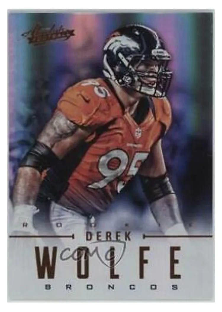 2012 Panini Absolute Derek Wolfe #126 card
