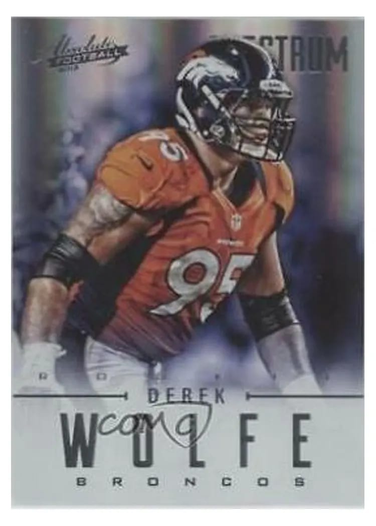 2012 Panini Absolute Derek Wolfe #126 card