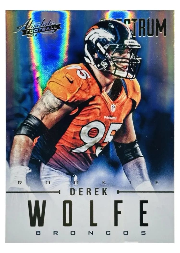 2012 Panini Absolute Derek Wolfe #126 card