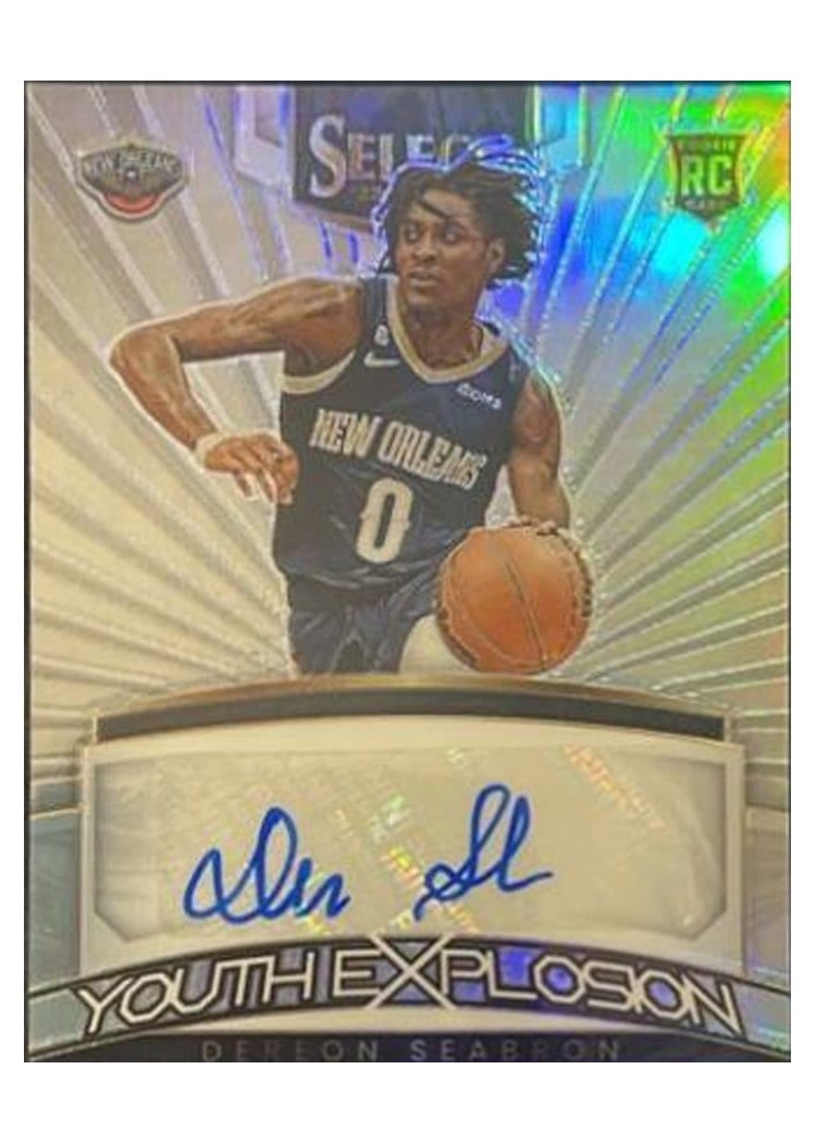 2022-23 Panini Select Youth Explosion Signatures Dereon Seabron #YES-DSB card