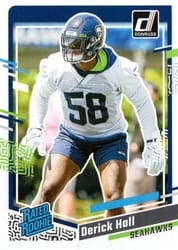 2023 Donruss Base Set Derick Hall #388 card