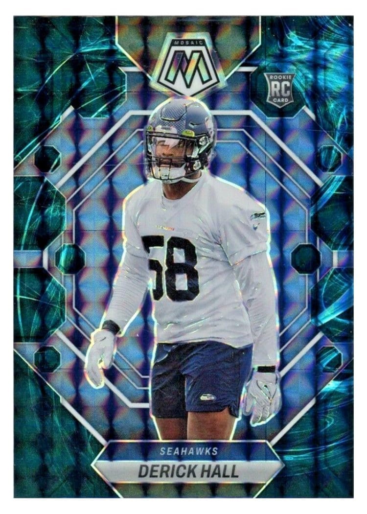 2023 Panini Mosaic Base Set Derick Hall #310 card
