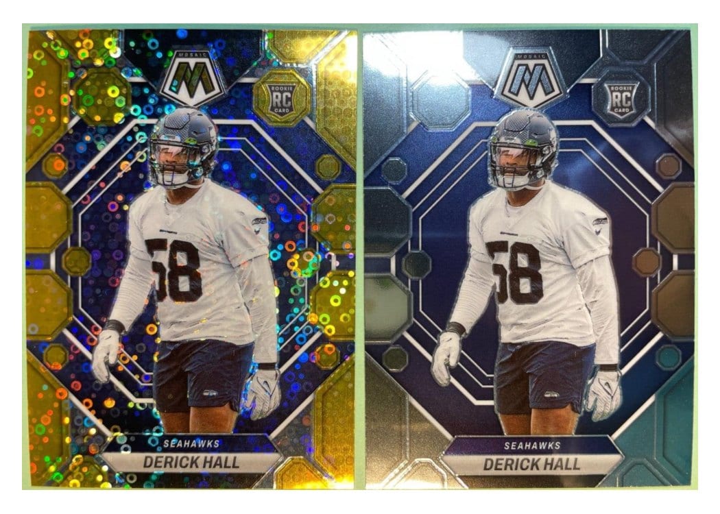 2023 Panini Mosaic Base Set Derick Hall #310 card