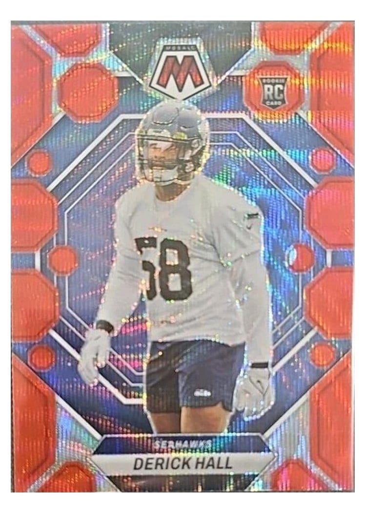 2023 Panini Mosaic Base Set Derick Hall #310 card