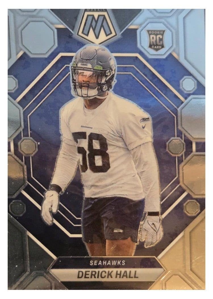 2023 Panini Mosaic Base Set Derick Hall Silver #310 card