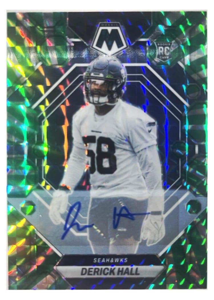 2023 Panini Mosaic Base Set Derick Hall #310 card