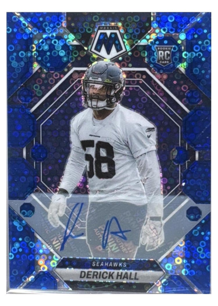 2023 Panini Mosaic Base Set Derick Hall #310 card