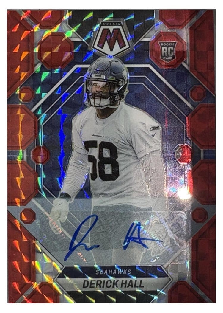 2023 Panini Mosaic Base Set Derick Hall #310 card