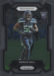 2023 Panini Prizm Base Set Derick Hall #388 card