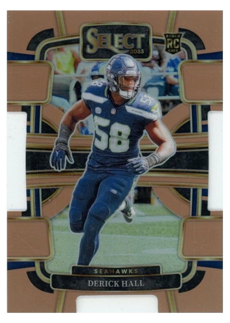 2023 Panini Select Base Set Derick Hall #85 card