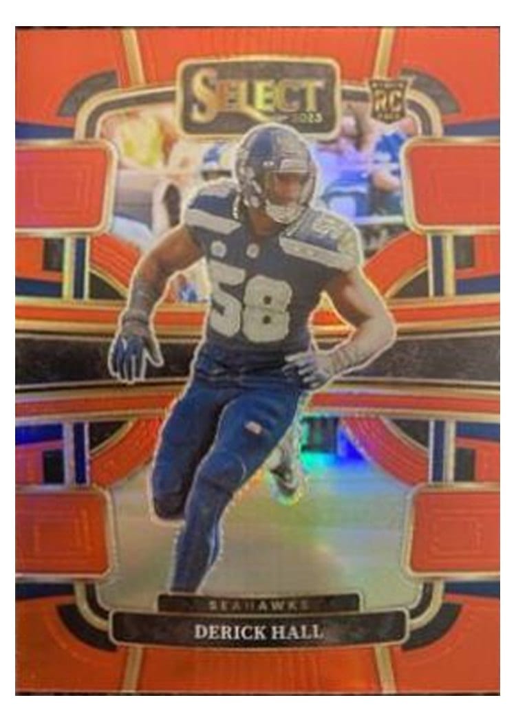 2023 Panini Select Base Set Derick Hall #85 card